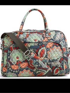 Vera Bradley Large Weekender Duffel Bag In The Nomadic Floral